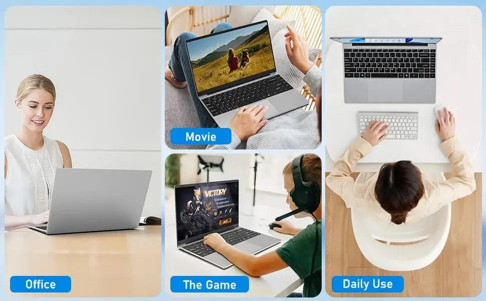 NovaBook I9 Portabler Laptop 14,1 Zoll - 16GB 1TB SSD