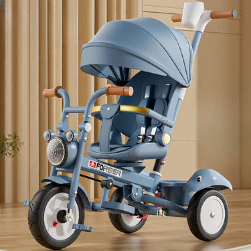 Neues Kindertrikot, Recliner und Sitzender Foldable Portable Stroller, 1-6 Jahre Alt Multifunktionales Kinderfahrrad