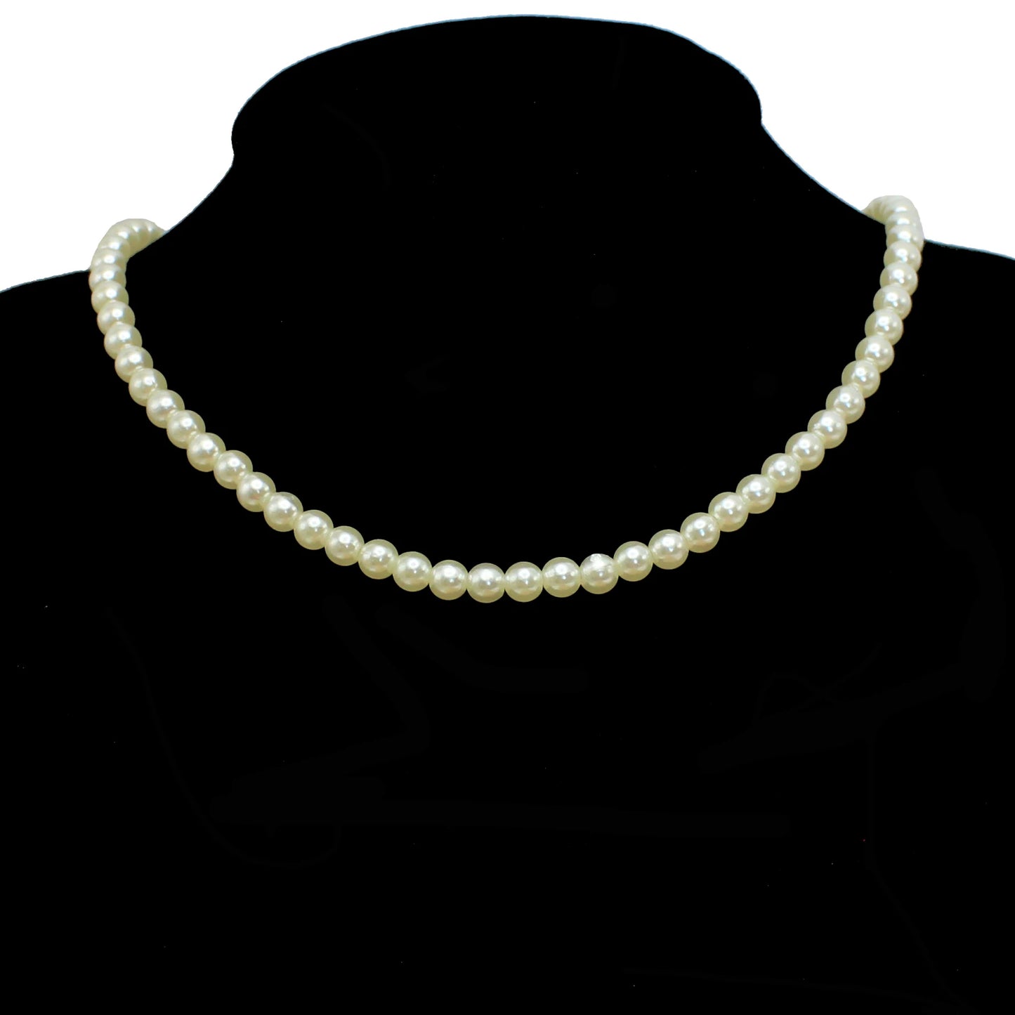 DAIZHEMEI GIFT Perlenkette Mit Anhänger - 42 5cm Beige