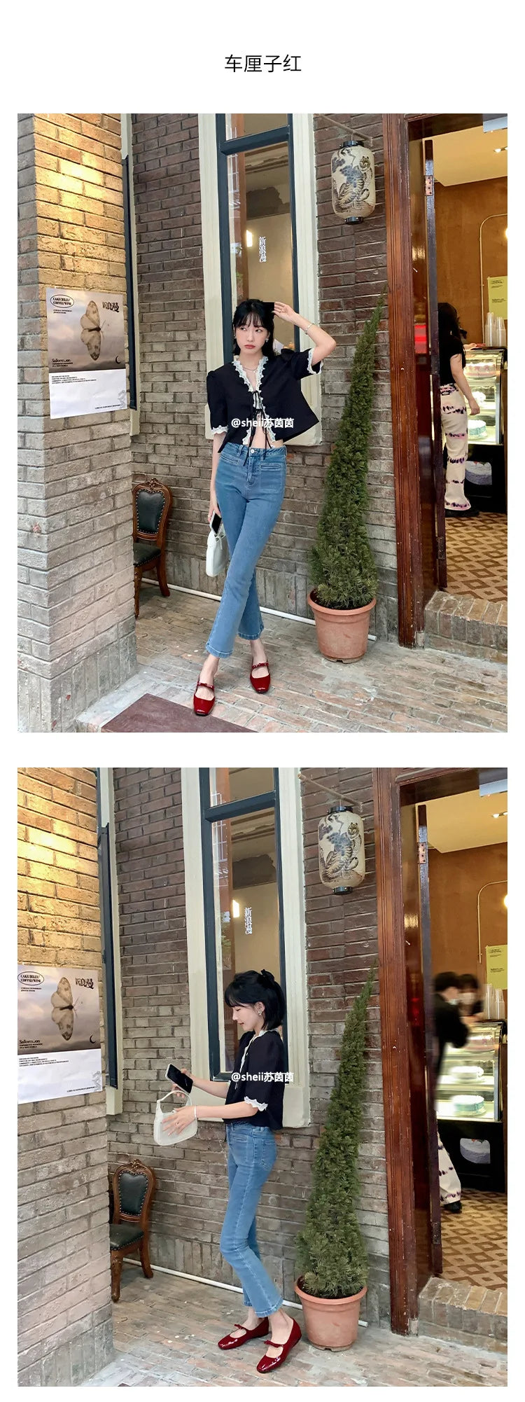 Ballet Falts Shoes for Women Bow Tie Elegant Women's Loafers Shoes with Low Heels Black Leather Mary Janes Desinger Shoes Ladies