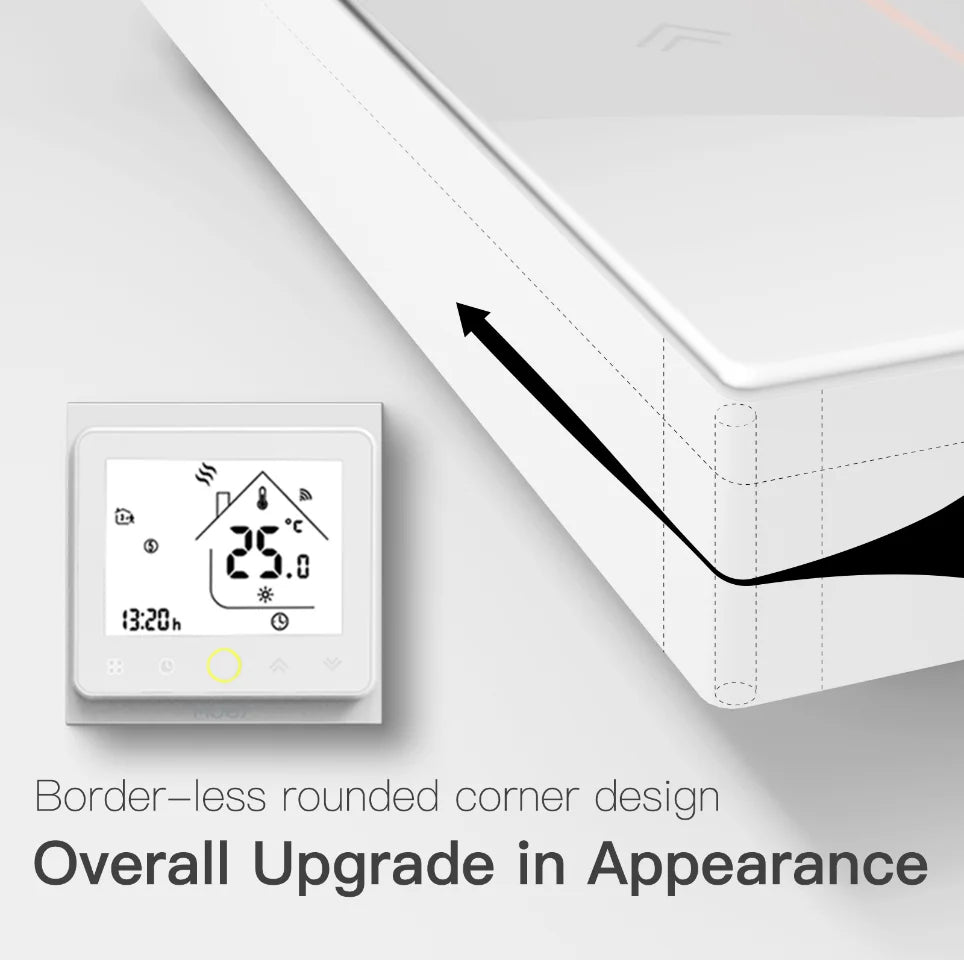 Smart-Thermostat 2025: MOES WiFi Wasser/Elektrische Fußbodenheizung - Gasboiler-Temperaturcontroller Smart Alexa Tuya Google Voice Zigbee-Sammlung