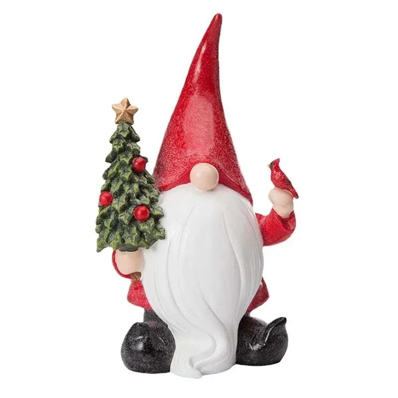 Choice Weihnachtsmann Statue - Weihnachtliche Deko Harz 20 cm Handbemalt