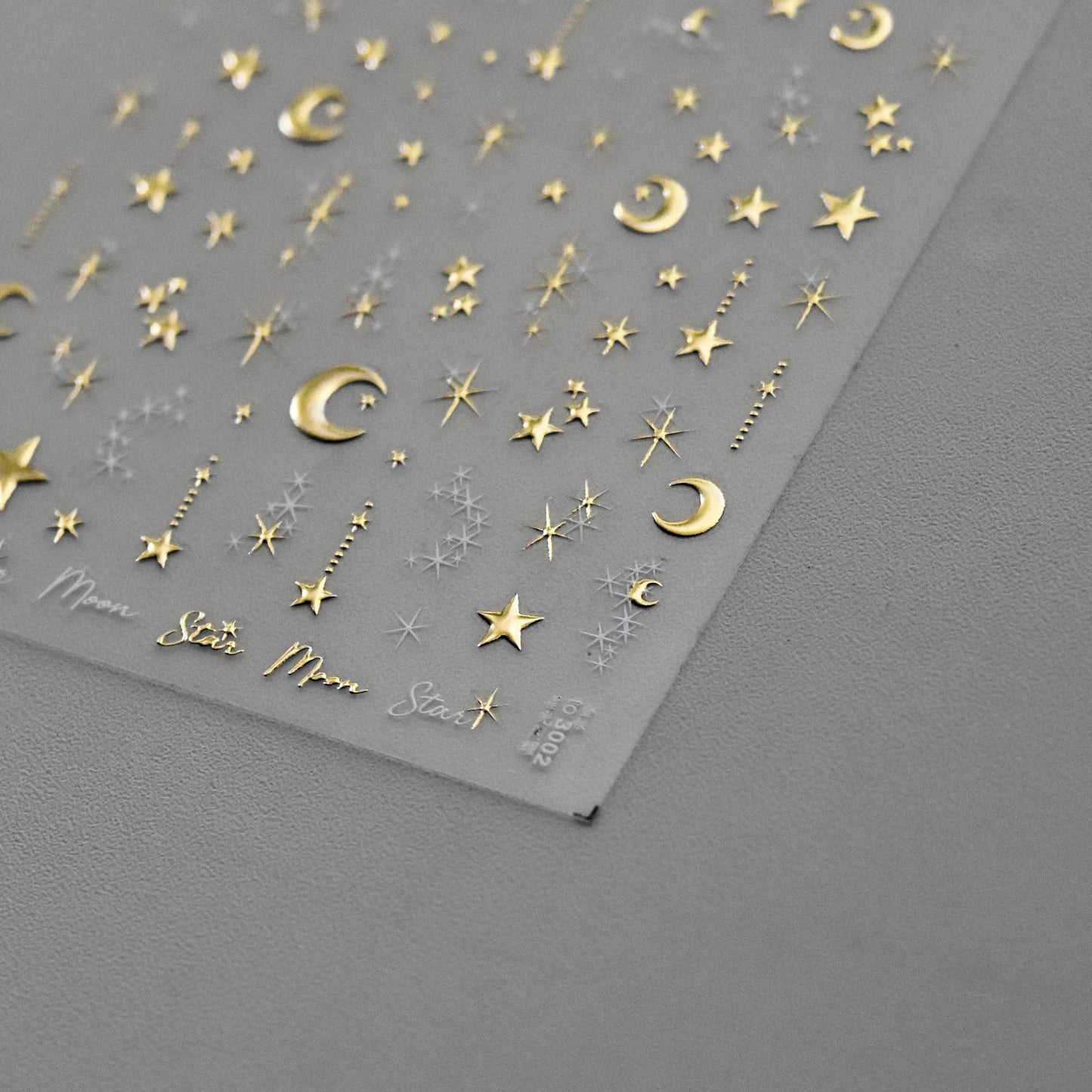 TSZS TO3913 5D Nageldekor Glänzend - Herzchen Mond 1Stk