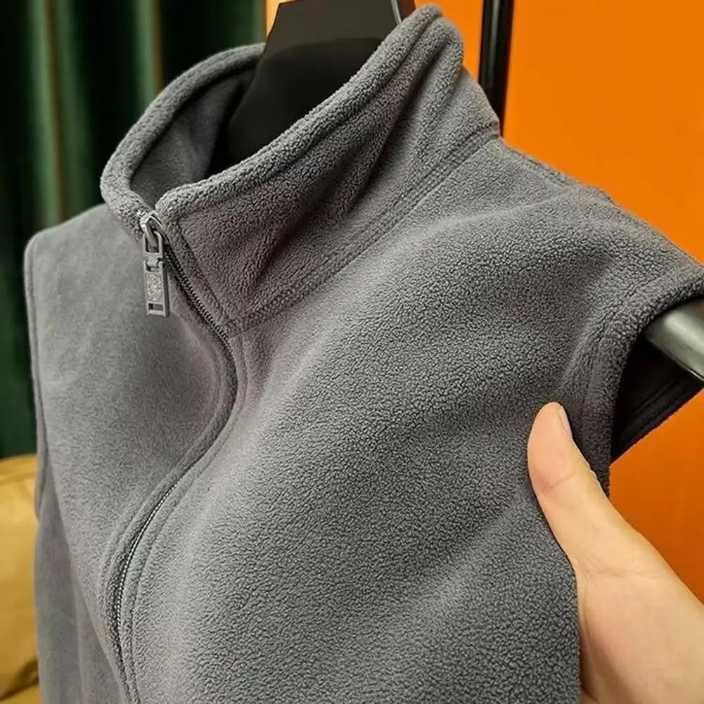 Sanwood Polar Fleece Weste Doppelseitig Stehkragen - Kapazität Hoch Leistung Hoch Größe M