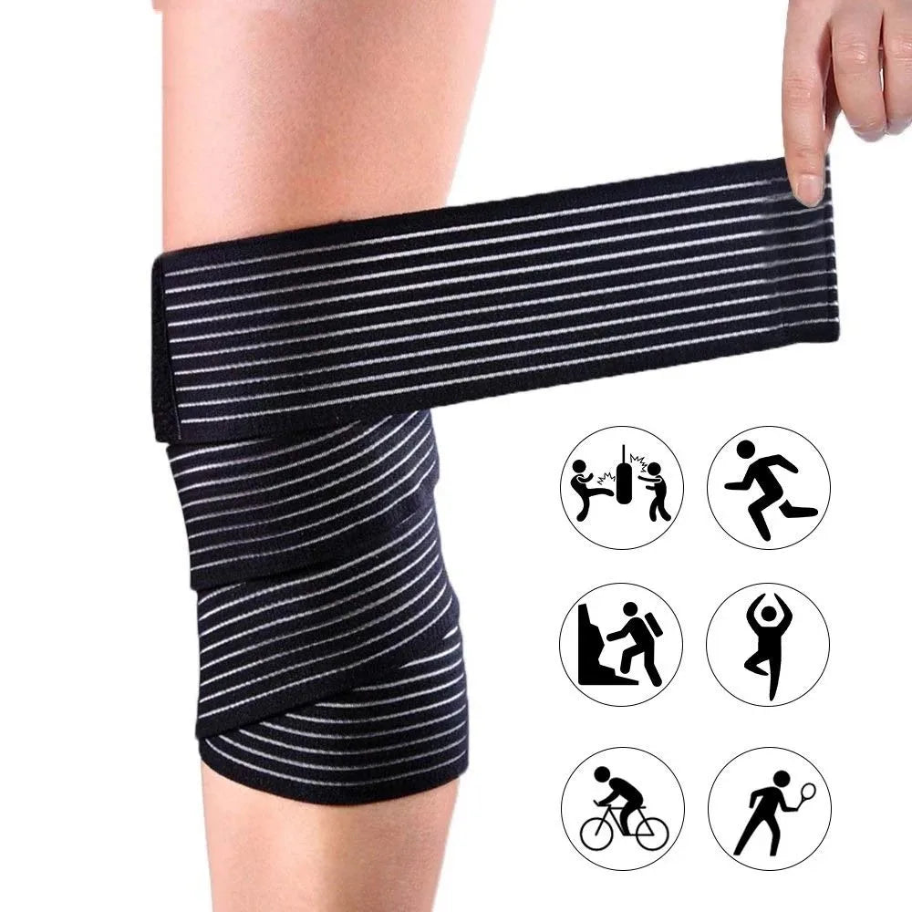 Auswahl Sport Elastische Kniebandage - Einheitsgröße Halt