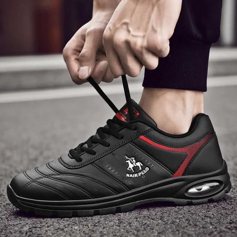 Men Sneakers Running shoes for men Platform New Breathable leather vulcanized shoes zapatos de hombre