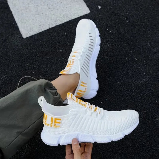 Sneakers Men's Shoes Are Lightweight Simple Fashionable Casual Outdoor Breathable Mesh Soft Soled Running Tenis Masculino Shoes