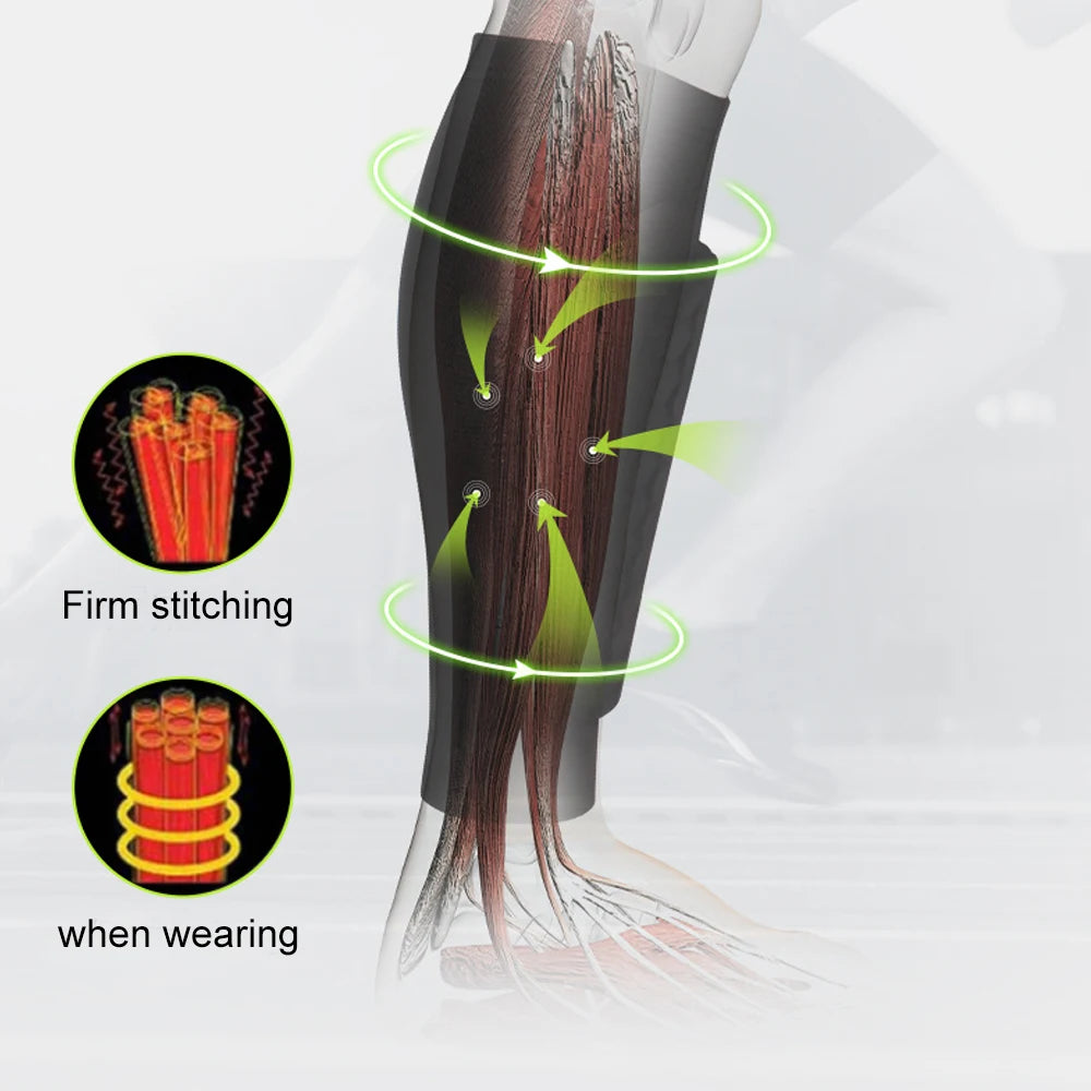 Wadenstütze 2025: BraceTop 1 PC Sports Calf Compression Sleeve Shin Splint - Support Guard Leg Protection Basketball Running Cycling Travel Collection