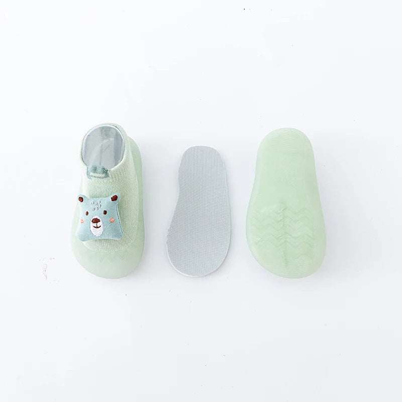 Frühling Herbst Baby Socken Schuhe 2025 - Jungen Mädchen Cartoon 0-3T - Weiche Sohle Slip-On Sneakers Rutschfest