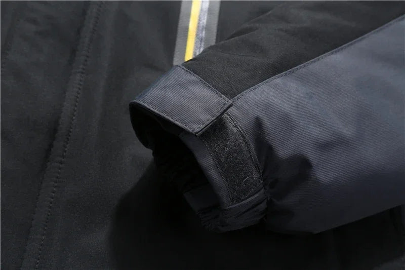 ArmeeGrün Parka Wasserdichtes Fleece - Größe 9XL, Dicke