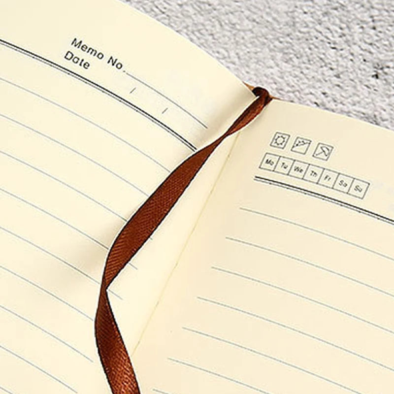 Tagebuch mit Schloss 2025 - Leder Textur Notizbuch Code-Schloss Schule Privat