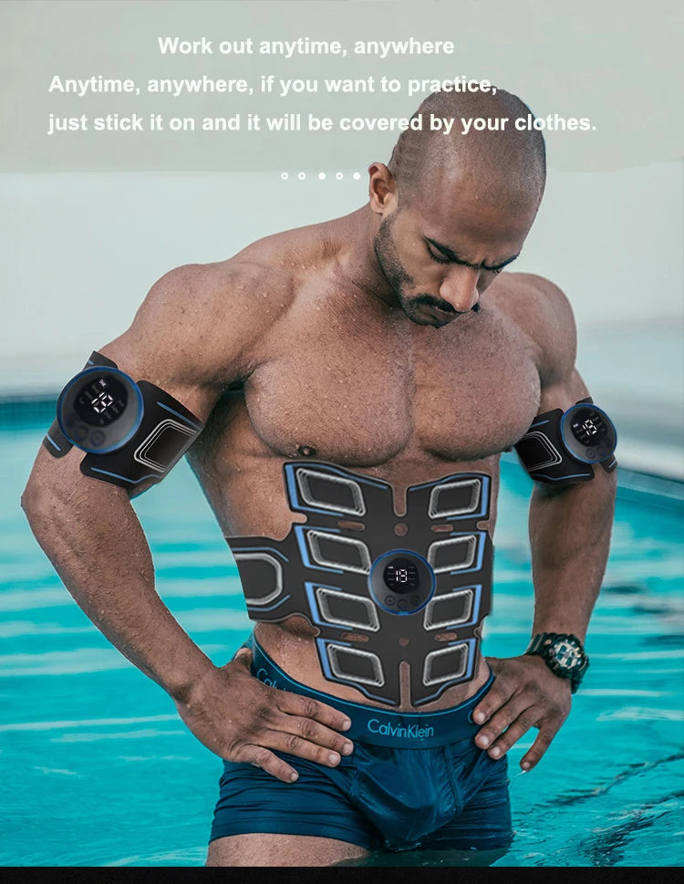 USB Aufladbar Bauchmuskel Trainer 2025 - Tragbar Bauchmuskel Massagegerät - Elektronisch Training Gürtel Übung Fitness Ausrüstung