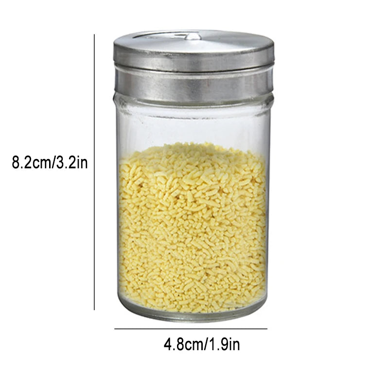 ACRDDK Seasoning Shaker Ecofreundlich - 90ml Glas Gewürzglas