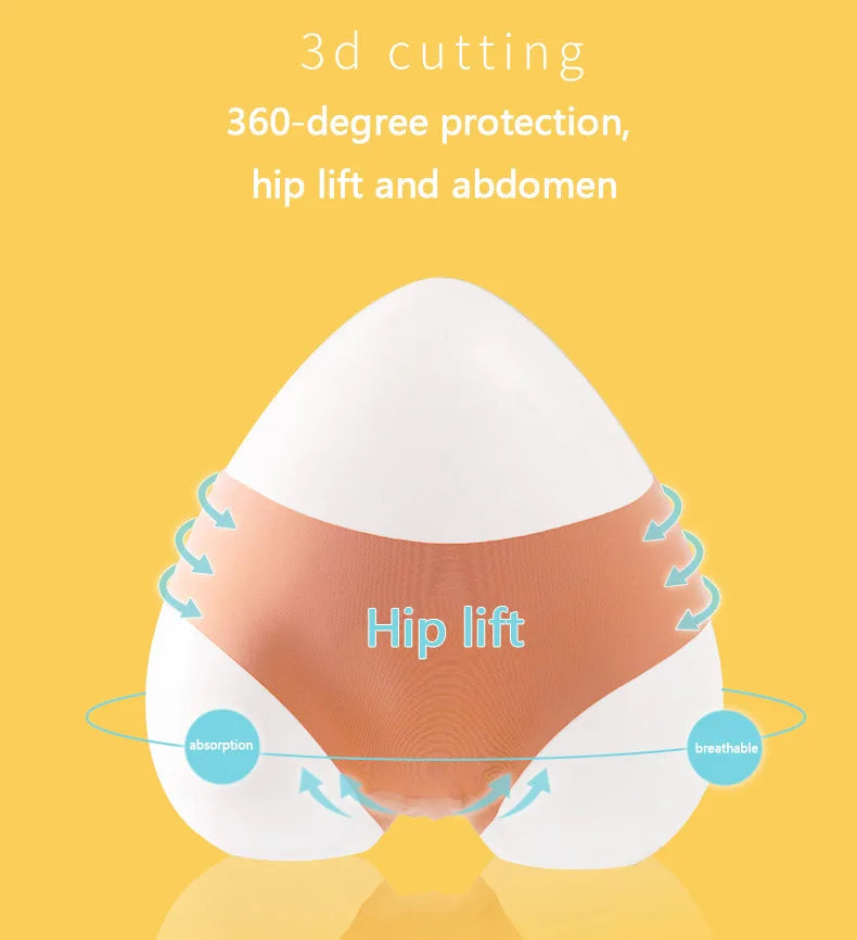 Damen Unterwäsche Set 2025 - 7PCS/Set Seamless Silk Briefs elegant Panties Comfortable