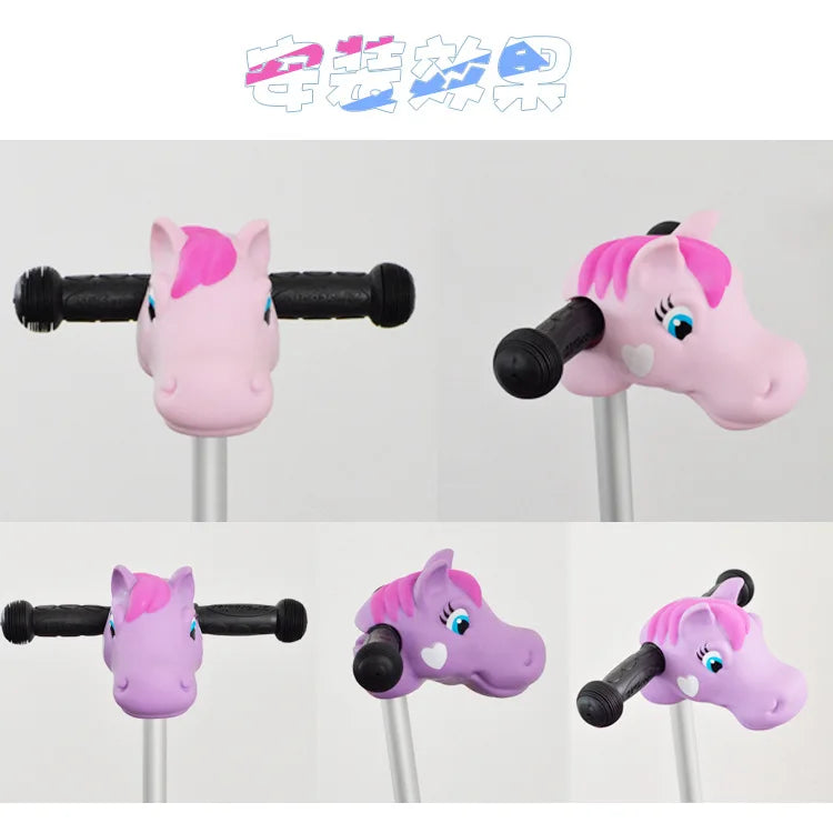 1STK Einhornkopf Spielzeug - Lenker Dekoration 12cm Kids