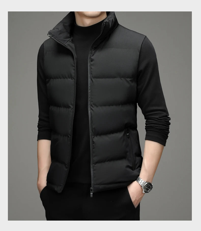 CN Fujian Daunenweste Standkragen Winddicht - Füllung Daunen/Baumwolle, Größe M, Wärmeleistung Hoch