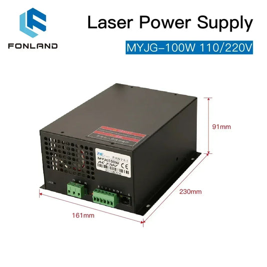 Fonland 80 100W CO2 Laser Stromversorgung Ersatz für RECI W2 T2 CO2 Laser Röhre Gravur Schneid Maschine M100W Kategorie