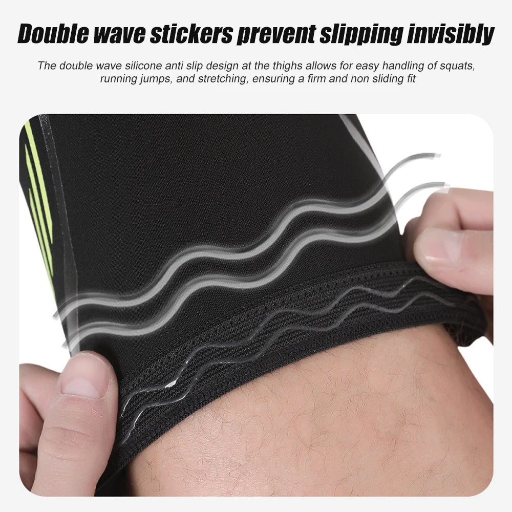 Anti-Kollision Gepolstert Knie Kompression 2025 - Lang Bein Ärmel Sports Basketball Football - Volleyball Knie Pads Schienbein Support