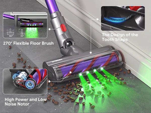 Staubsauger 2025: 570W 38kpa 8-in-1 Smart - S702 Stick Cordless 60mins Collection