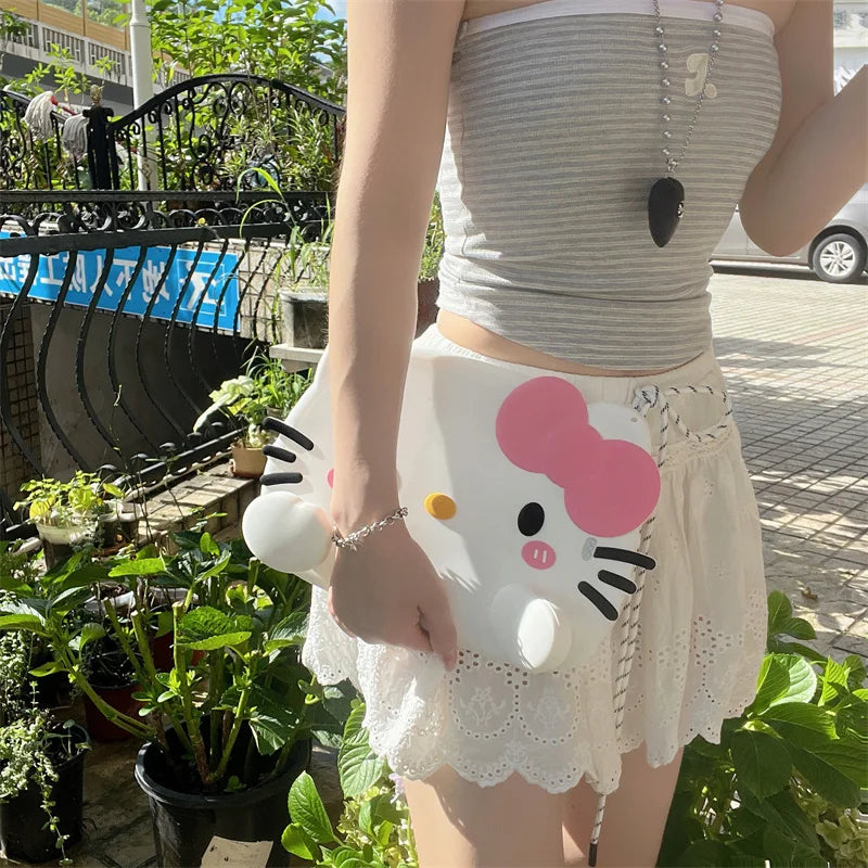 Husă din silicon MINISOM Hello Kitty - rezistentă la șocuri pentru iPad 10.9/11