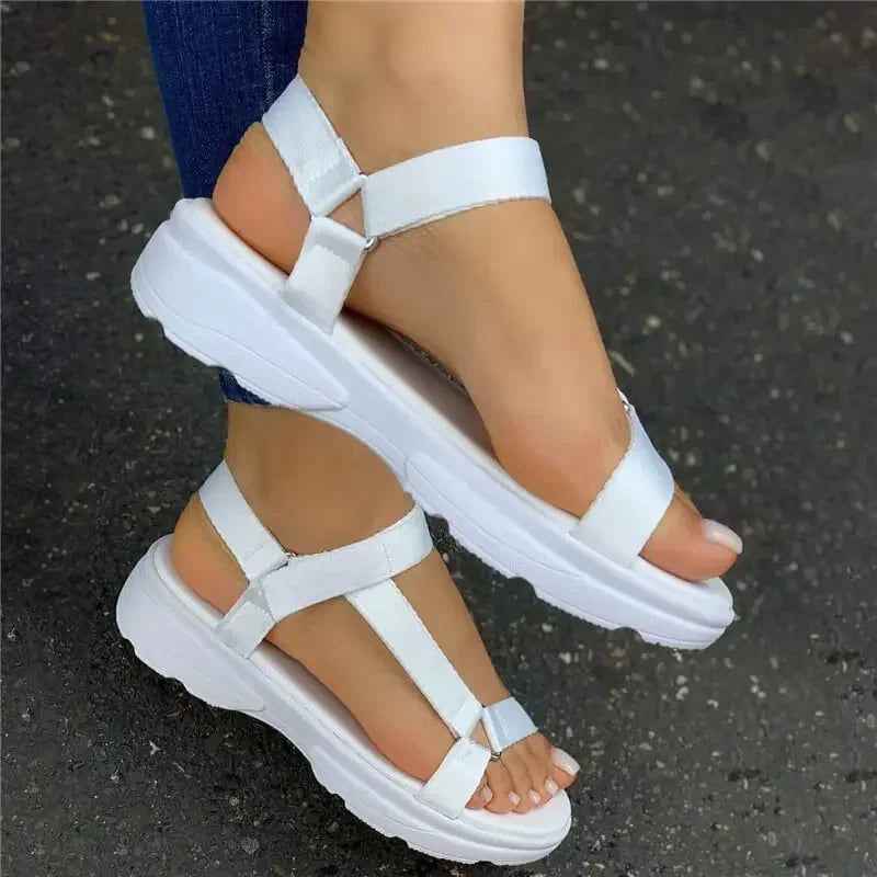Strand-Sandalen 2025: Beach Shoes Woman 2025 Summer Sandals Woman Non-Slip - Casual Multi Color Shoes Fashion Solid Open Toe Sandals Daily Comfortable Collection