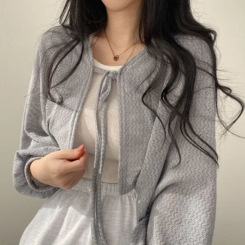 Cardigan HKCPCN cu șireturi - Scurt (10-40 cm), 120-220 g/m²