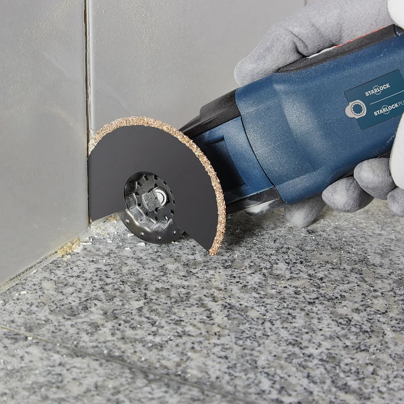 Bosch Starlock Oscillating Saw Blade ACZ 85 RT3 Carbide Grout + Abrasive Blades for Cement Panel Concrete Renovator Accessories