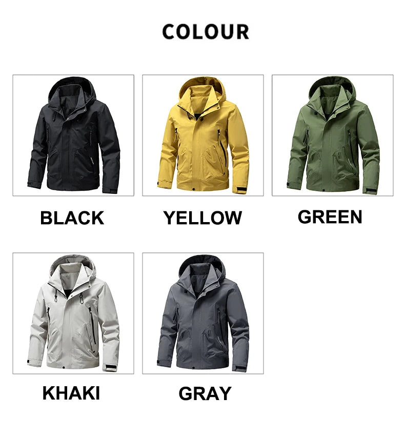 CHRLCK Jacke Wasserdicht - Gewicht 500g, Größe Passgenau