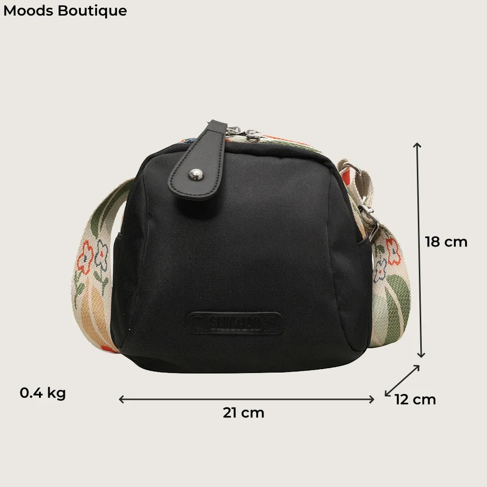 Fashion Crossbody Bags For Women Oxford Cloth Pillow Shell Shoulder Bag Large Capacity Travelling Casual Street Small Fabric Bag