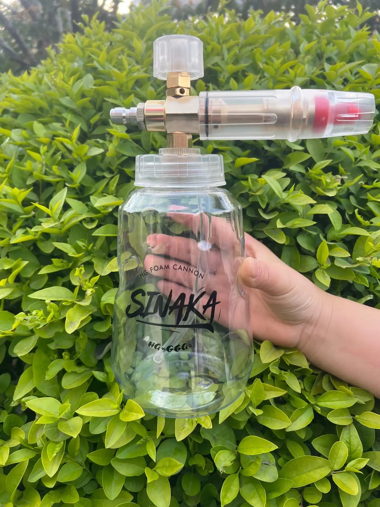 Foamer Jet Bottle Transparent Snow Foam Lance Washer High Pressure Adjustable Spray Angle Watering Cleaning Tool for Car Truck