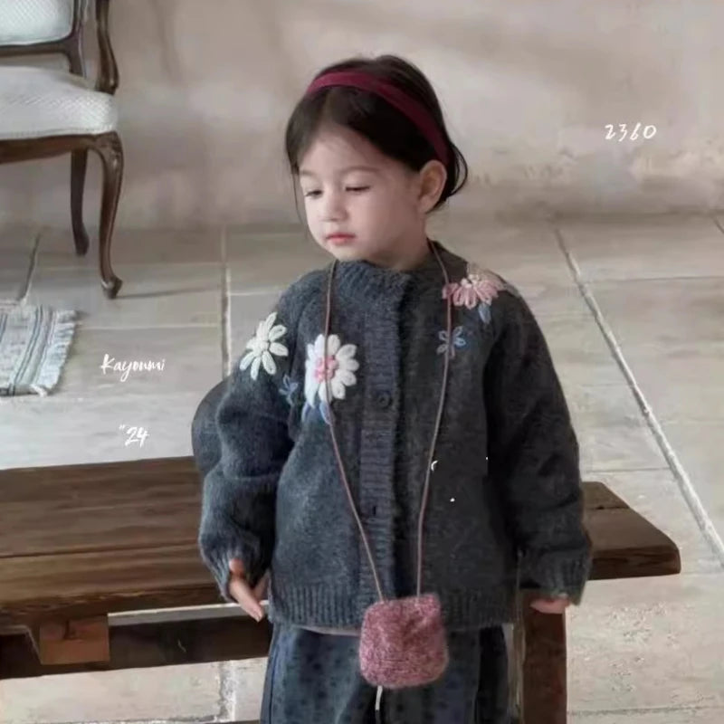 CZ4746 Strickcardigan - Größe 3-6 Jahre, Material Baumwolle/Polyester