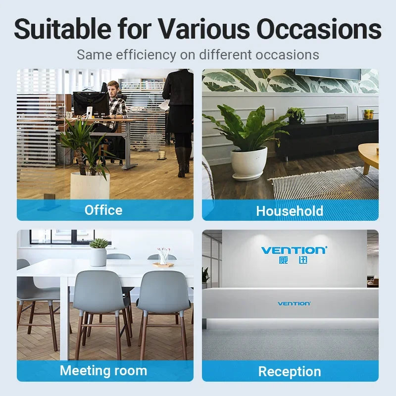 Vention USB Druckerkabel 2025 - USB Type B zu A Male - Canon Epson HP ZJiang Label Printer USB 2.0