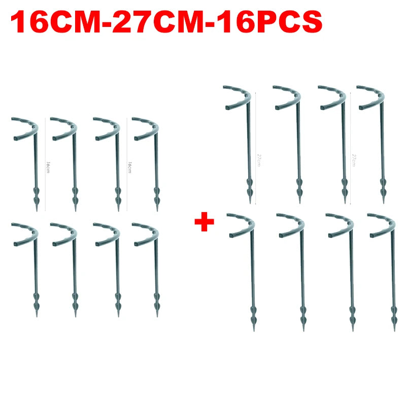Plastic Plant Support Pile Frame Greenhouse Arrangement Semicircle Fixed Rod Indoor Flower Plant Vine Climbing Bracket