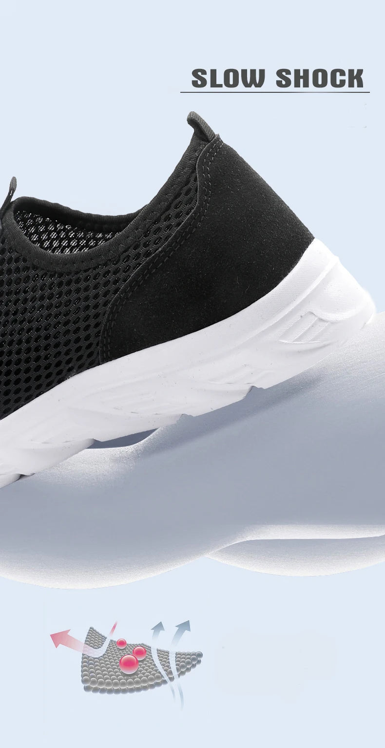 Men's Sneakers Breathable Men Casual Shoes Outdoor Male Slip On Loafers Walking Sneakers Tennis For Men