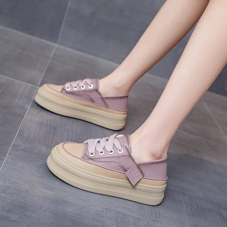 UXST JY100 Bequeme Plateausneaker - Größengetreu 1-3cm