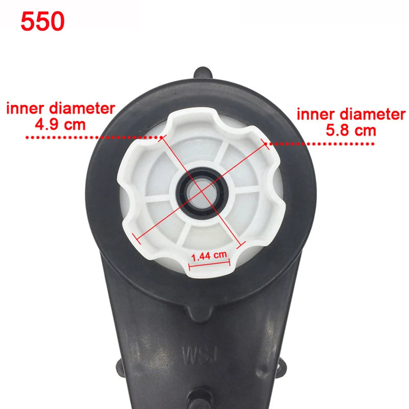 Children electric car high-speed motor, Reducer with metal gears,550 12V 30000rpm motor for kid's ride on car
