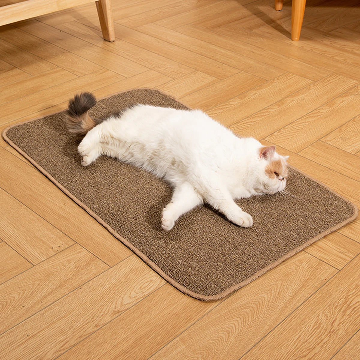 Large Cat Scratching Mat Carpet Non-Slip Pet Bed Mat Sofa Protector Cat Scratcher Anti-Scratch Furniture Protector for Cats