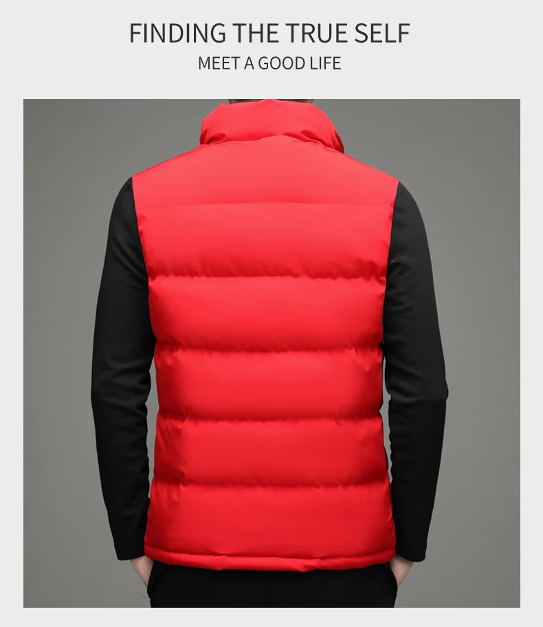 CN Fujian Daunenweste Standkragen Winddicht - Füllung Daunen/Baumwolle, Größe M, Wärmeleistung Hoch
