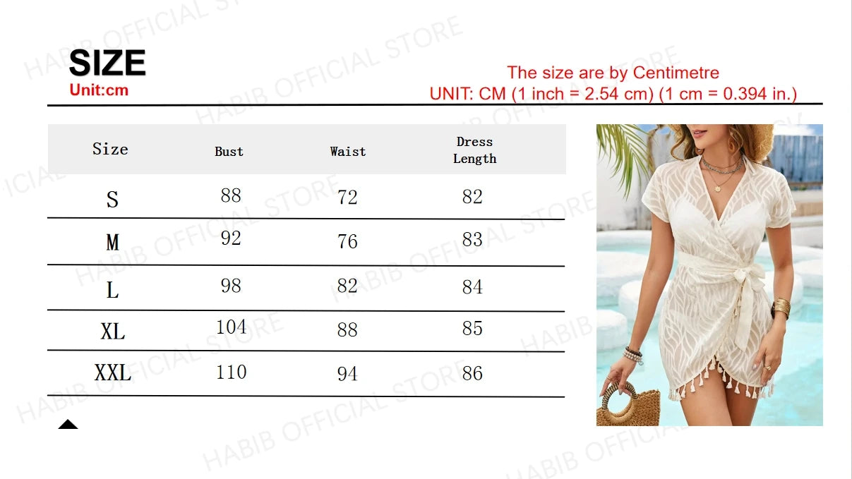 Schwimm Cover Up Spitze Weiß Strandkleid Sexy V-Ausschnitt Lang Cover Up Frau Schwimmbekleidung Bikini Tunika Lang Pareos Robe Beachwear Outfit