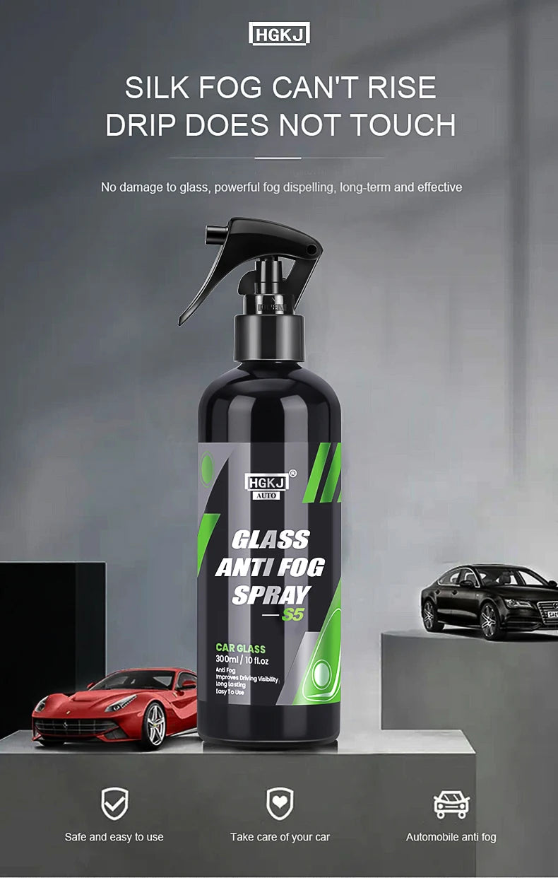 Car Window Anti Fog Spray Liquid Paint Care  Polishe Rainproof Anti-Fog Agent Water Car Care Windshield Glass Auto Accessory