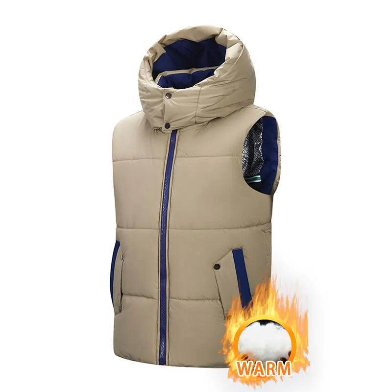 Ippolich Weste Winddicht - Kapuze, Gr. L, Polyester