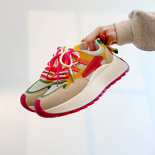 Women Sneakers Luxury Fashion High Top Women Boots Platform Casual Shoes Outdoor Running Shoes for Women Female Ladies Trainers