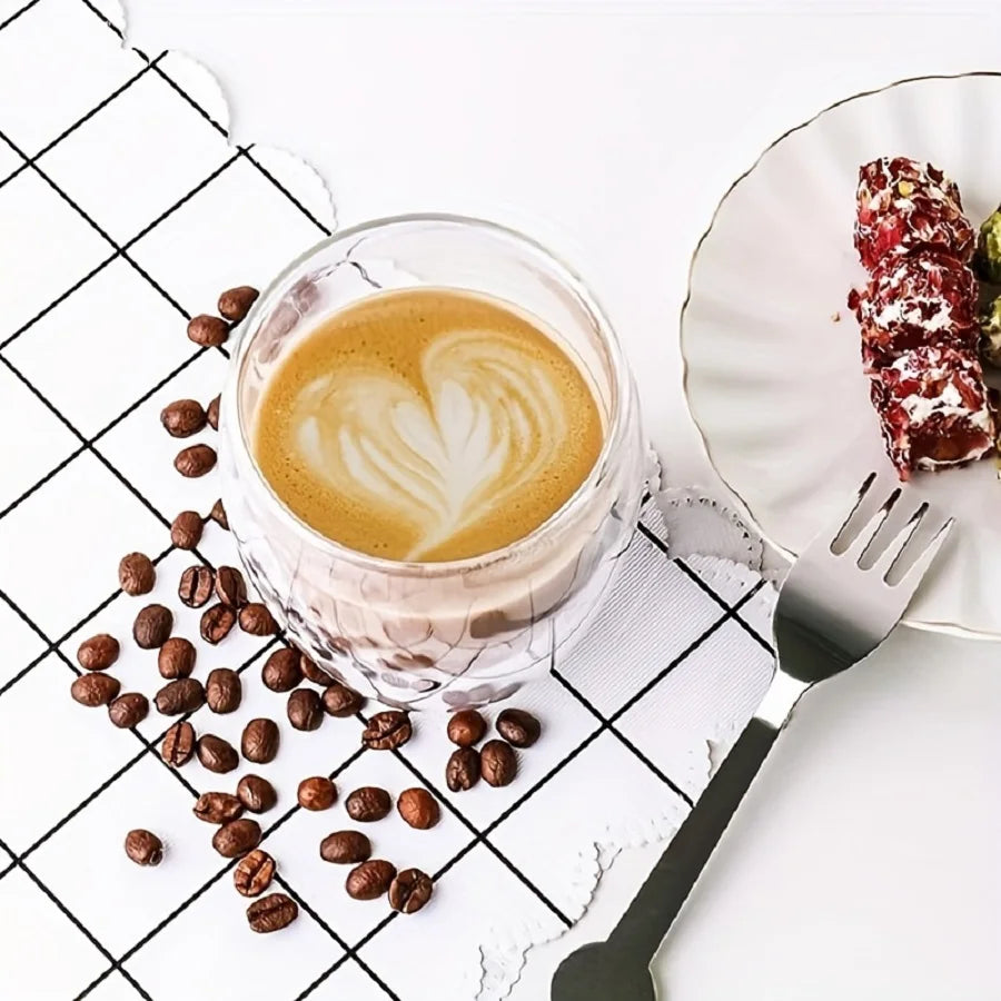 Andralyn Glas Espresso Doppelwandig - 80 ml 6er Set