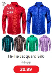 Papion Hi-Tie din mătase roz piersică, somon, pentru bărbați, set de butoni de buzunar, cu nod fluture, pentru nunți și afaceri