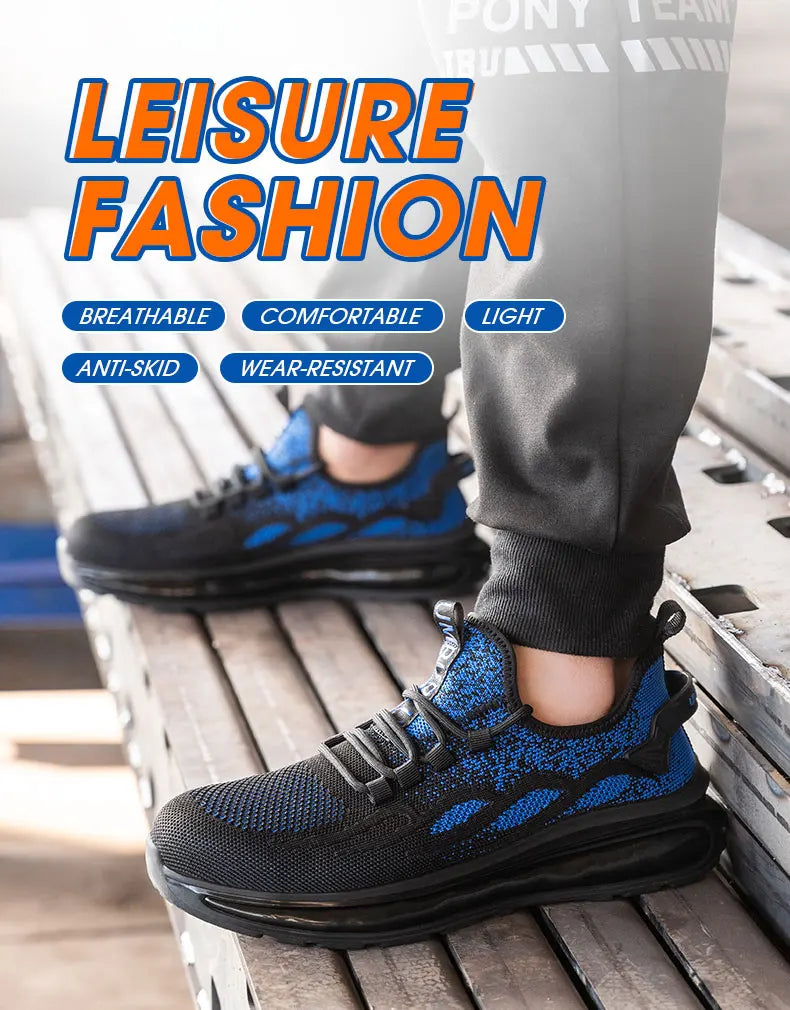 Lightweight Breathable Sneakers for Women Slip Resistant Shoes Outdoor Puncture-proof Outsole Comfort Wear Resistant Shoes