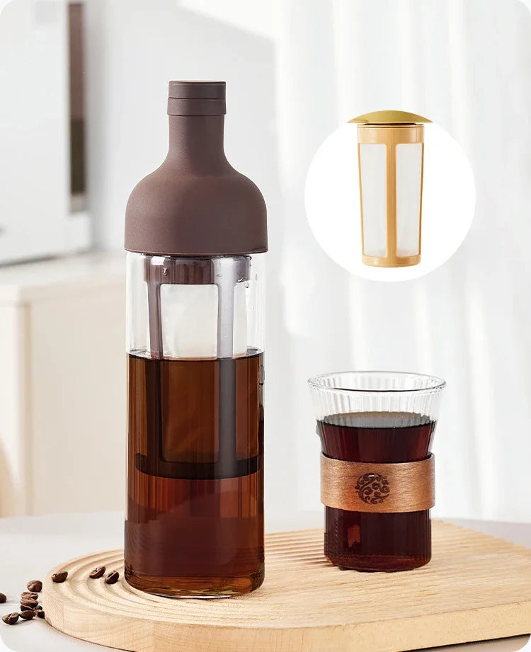 Borosil Coldbrew Glas Kaltaufgusskanne - 500ml Borosilikat