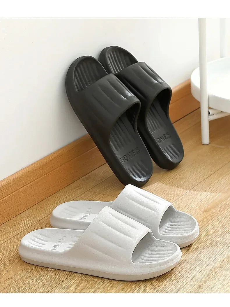 Heim Hausschuhe Frauen Männer Sommer Sandalen Weich EVA Slides Strand Flip Flops Paare Badezimmer Rutschfest Schuhe