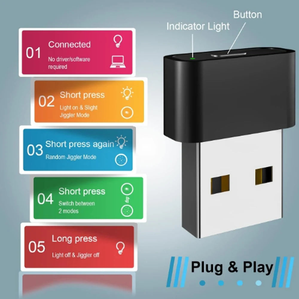 Daytoson Mini-USB-Jiggler inkognito - 2.4GHz ohne Akku