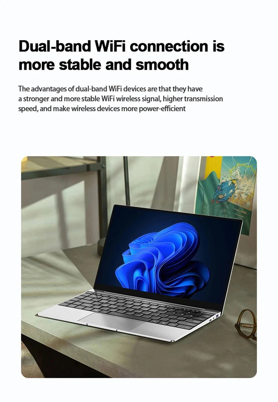 NovaBook I9 Portabler Laptop 14,1 Zoll - 16GB 1TB SSD