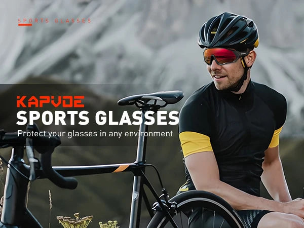 Fahrradbrille 2025: KAPVOE Polarised Cycling Glasses Outdoor Bicycle - UV400 Goggles 5 Interchangeable Lenses Unisex Sports Sunglasses Men Women Collection